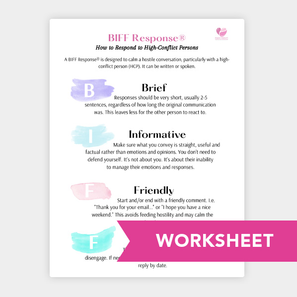 BIFF Response Worksheet